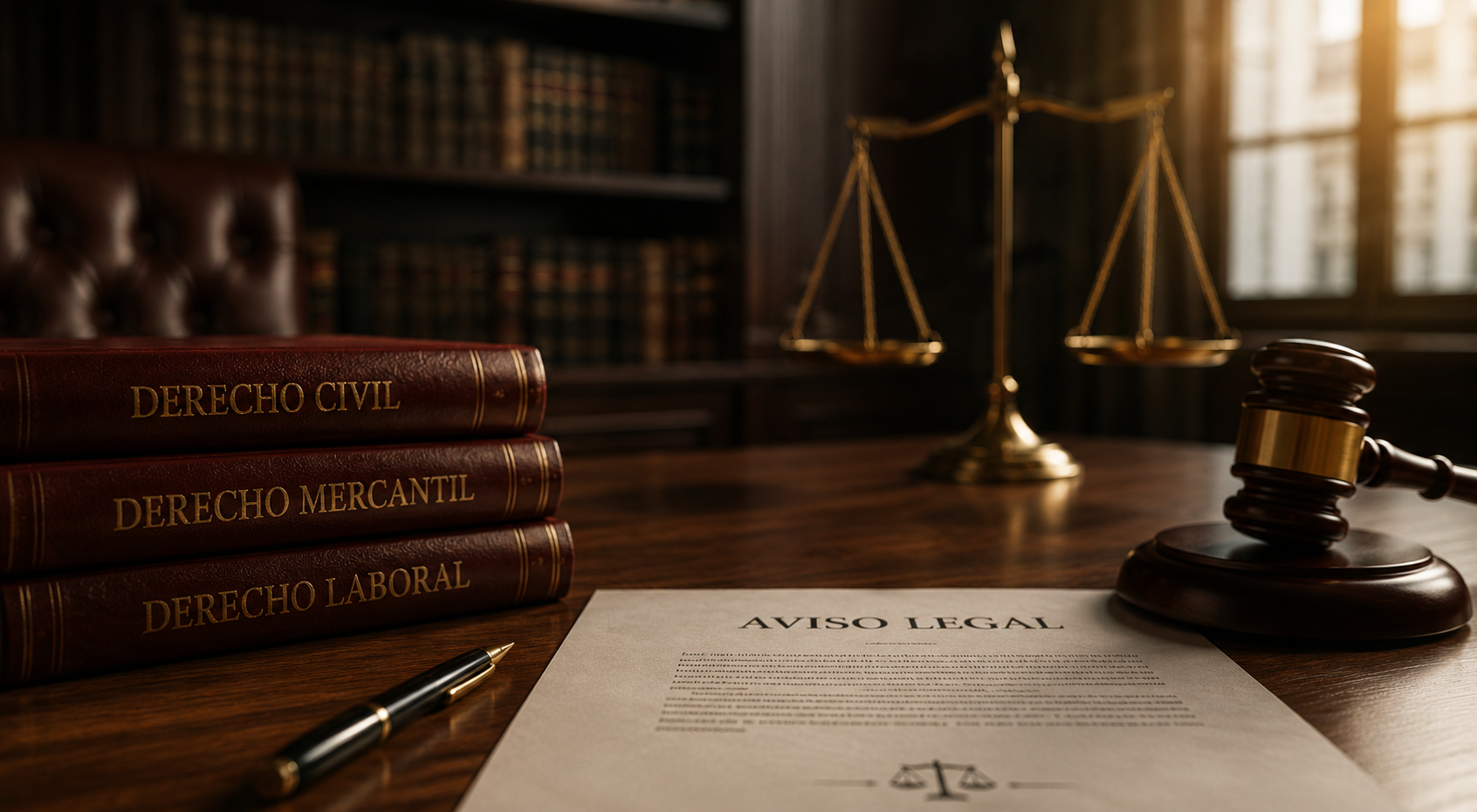 Portada del aviso legal de FBI Abogados