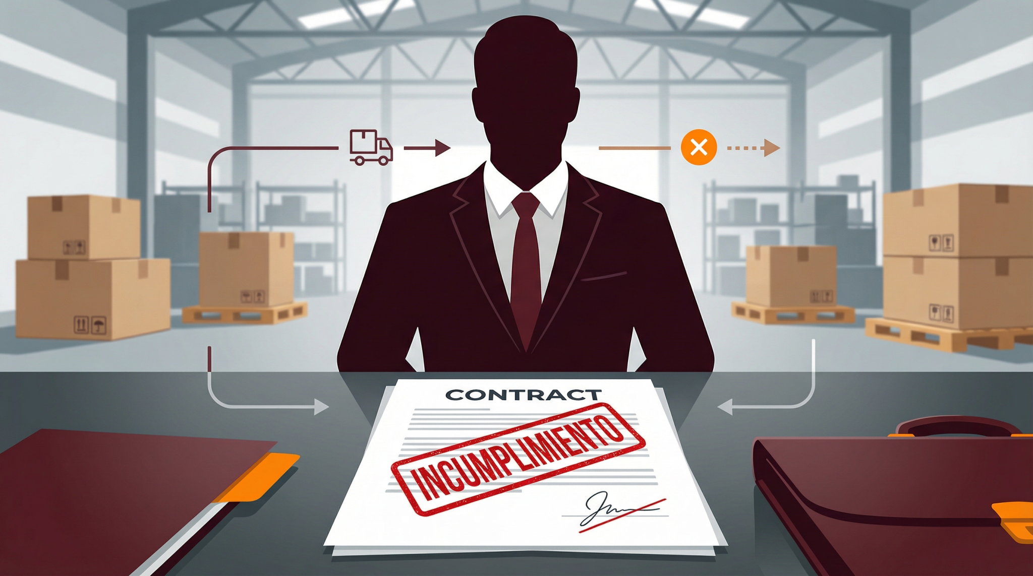 Proveedor que incumple el contrato mercantil - asesoramiento FBI Abogados
